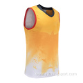 100% Polyester Tank Tops Sleeveless Rugby Jersey